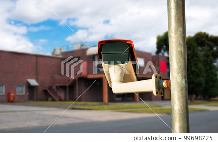 Security camera closeup on the property 99698725