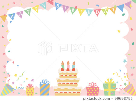Birthday card_pink_happy birthday 99698795