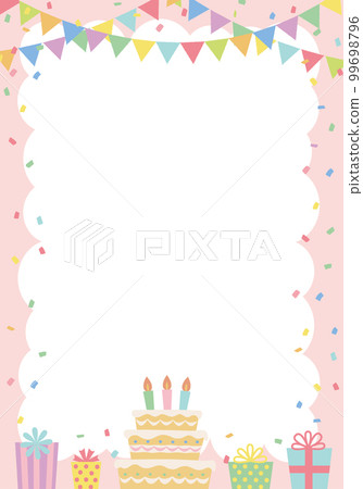 Birthday card _ pink 99698796