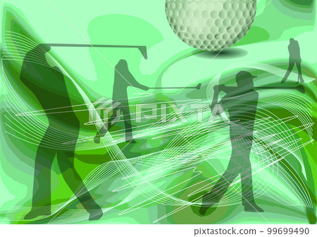 golf abstract illustration golf abstract illustration 99699490