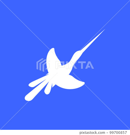 flying bird stork long beak modern isolated colored logo design icon vector illustration flying bird stork long beak modern isolated colored logo design icon vector illustration 99700857