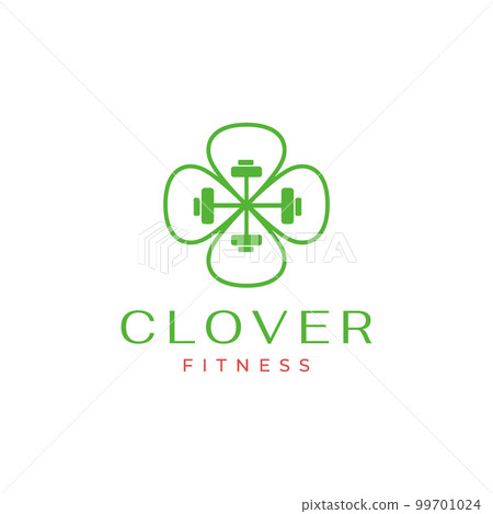 cross barbell gym fitness feminine clove leaves logo design vector icon illustration cross barbell gym fitness feminine clove leaves logo design vector icon illustration 99701024