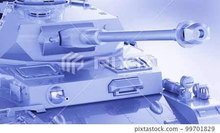 坦克坦克藍色和白色圖像 99701829