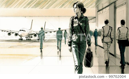 Female pilot 99702004