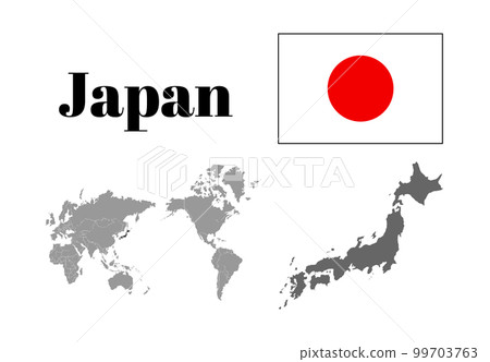 日本國旗/地圖/領土 99703763