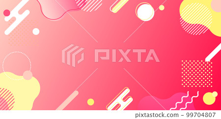 網頁橫幅 _ 孟菲斯 _ 紅色 網頁橫幅 _ 孟菲斯 _ 紅色 99704807