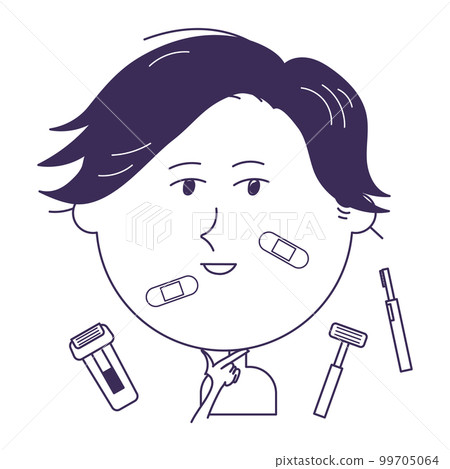 Men with sensitive skin _ shaving 99705064