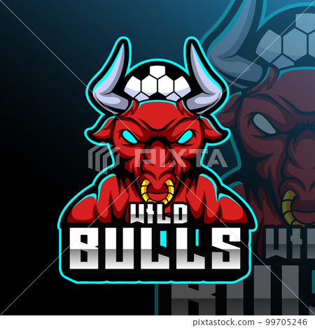 Wild Bulls Football Animal Team Badge 99705246