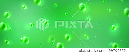 Green skin collagen bubble texture background Green skin collagen bubble texture background 99706252