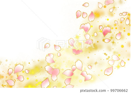 golden cherry blossom petals golden cherry blossom petals 99706662