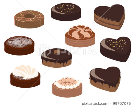 Chocolate cake set Chocolate cake set 99707076