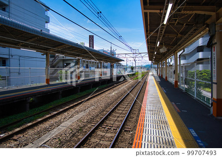 West Hachioji station platform 99707493