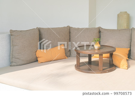 pillows on outdoor patio sofa pillows on outdoor patio sofa 99708573