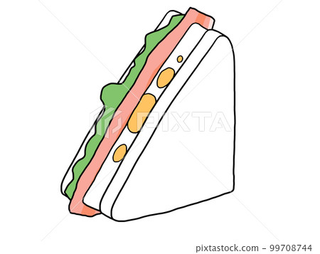 BLT sandwich illustration 99708744