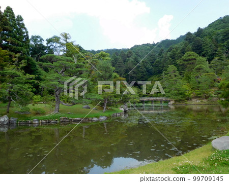 京都修學院離宮遊龍池楓橋 99709145