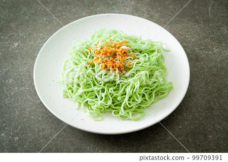 green jade noodle with garlic green jade noodle with garlic 99709391