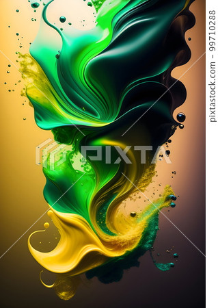 Colorful streamline art wallpaper background material 99710288