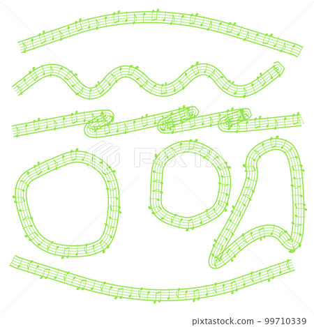 Music lover kids musical note set 99710339