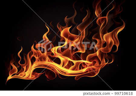 Image material: Burning flame image 99710618