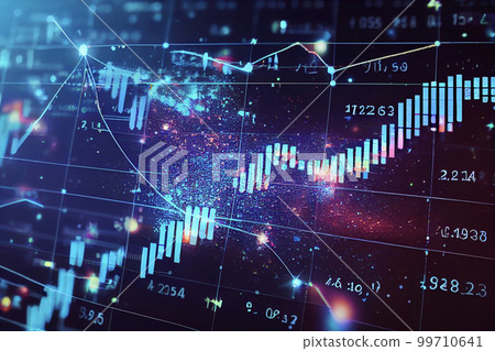 Image material: image of stock investment and stock price chart Image material: image of stock investment and stock price chart 99710641