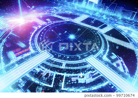 圖片素材:未來派抽象閃光背景 圖片素材:未來派抽象閃光背景 99710674