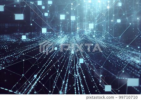 Background material: particle abstract background of futuristic particles and glitter Background material: particle abstract background of futuristic particles and glitter 99710710