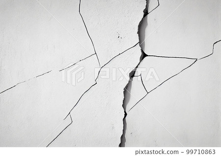 圖像材料開裂的混凝土牆圖像 99710863