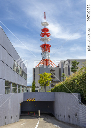 TV, radio and microwave transmission mast, Kanazawa, Japan TV, radio and microwave transmission mast, Kanazawa, Japan 99710951