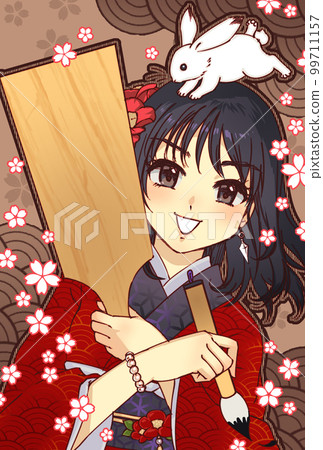 一個喜歡 Uwagi 和 battledore 的女人 99711157