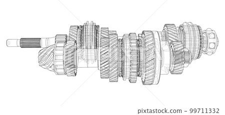 Gearbox sketch 99711332
