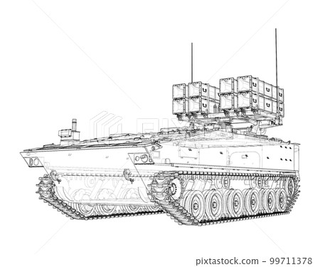 Military track missle system 99711378