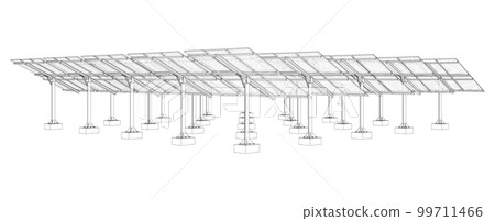 Solar Panel Field Solar Panel Field 99711466