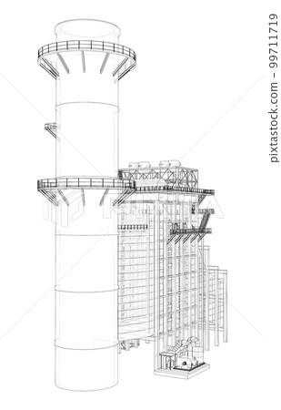 Industrial equipment. 3d illustration Industrial equipment. 3d illustration 99711719