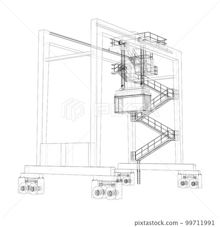 Port cargo crane 99711991