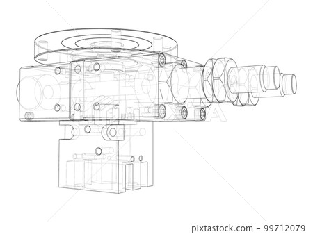Abstract industry object concept 99712079