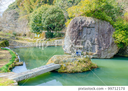 Kawanakafudo in Winter Bungotakada City, Oita Prefecture 99712178