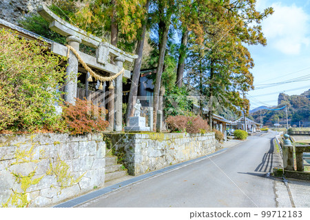 Miso Shrine in winter, Bungotakada City, Oita Prefecture Miso Shrine in winter, Bungotakada City, Oita Prefecture 99712183