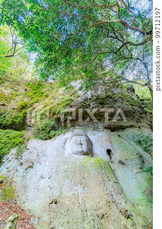 大分縣豐後高田市冬季的熊野馬蓋佛 99712197
