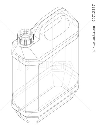Engine oil in typical container 99712357