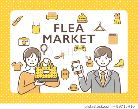 Men and women who buy and sell on flea market apps 99713410