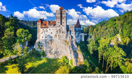 Bran Castle, Transylvania - Most famous destination of Romania, Dracula legend. Bran Castle, Transylvania - Most famous destination of Romania, Dracula legend. 99713610