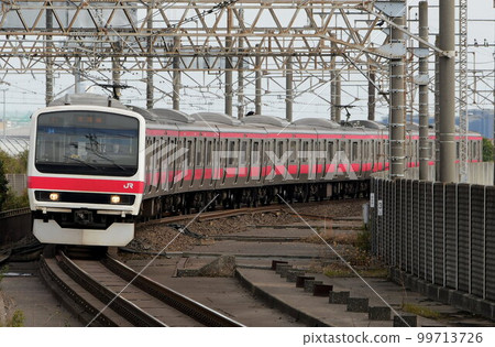 Series 209 500 Keiyo Line Keiyo 34 formation - Stock