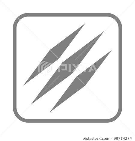 Animal claw icon logo design 99714274