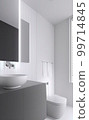 Relax and White bathroom in house 99714845