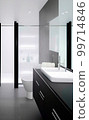 Black and white luxury bathroom, relax and clean bathroom renovation design 99714846
