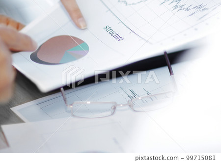 closeup. business team working with financial documents 99715081