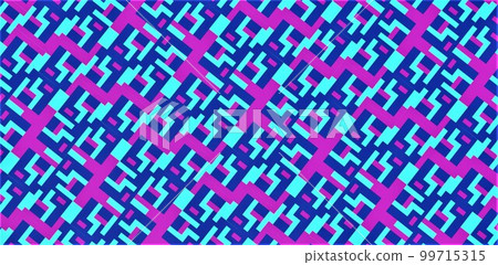Stylish background for greeting card. Purple, turquoise, and blue colors. Basically rectangular forms. 3d rendering. Stylish background for greeting card. Purple, turquoise, and blue colors. Basically rectangular forms. 3d rendering. 99715315