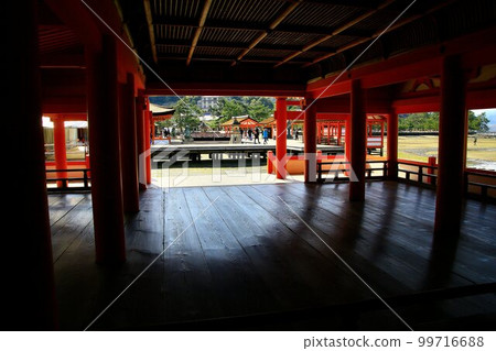 Floating Shrine on the Sea... Itsukushima Shrine, Miyajima in Aki Floating Shrine on the Sea... Itsukushima Shrine, Miyajima in Aki 99716688