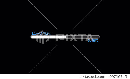 Futuristic progress loading bar 0-100. Growth in process expressed in percentage. Information transfer and download concept. 3d render. Futuristic progress loading bar 0-100. Growth in process expressed in percentage. Information transfer and download concept. 3d render. 99716745