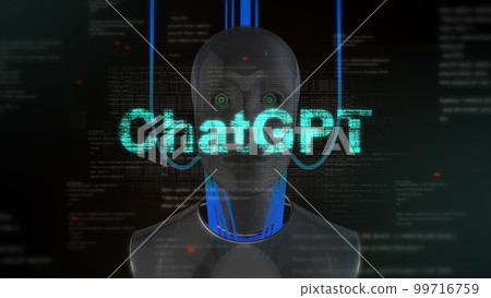 Open ai chat gpt bot and artificial intelligence technology. Artificial intelligence technology AI and deep learning symbol digital concept. 99716759